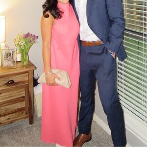 Ted Baker London Pink Midi Dress